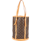 Louis Vuitton Canvas Monogram Bucket Bag GM Shoulder Bag