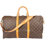 Louis Vuitton Canvas Monogram Keepall 50 Bandouliere