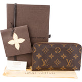 Louis Vuitton Canvas Monogram Zippy Wallet