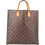 Louis Vuitton Canvas Monogram Sac Plat Handbag