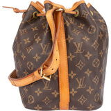 Louis Vuitton Canvas Monogram Sac Noe Petit Shoulder Bag