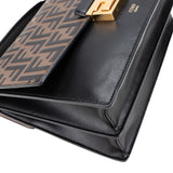 Fendi FF Monogram Kan U Liberty Handbag