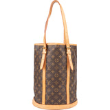 Louis Vuitton Canvas Monogram Bucket Bag GM Shoulder Bag