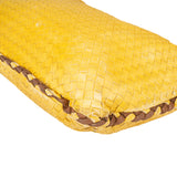 Bottega Veneta Yellow Intrecciato Leather Belly Hobo Bag