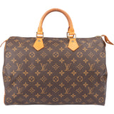 Louis Vuitton Canvas Monogram Speedy 35 Handbag