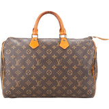 Louis Vuitton Canvas Monogram Speedy 35 Handbag