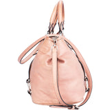 Miu Miu Rose Leather City Handbag