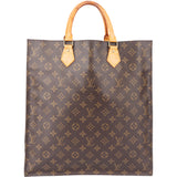 Louis Vuitton Canvas Monogram Sac Plat Handbag