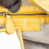 Bottega Veneta Yellow Intrecciato Leather Belly Hobo Bag
