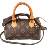 Louis Vuitton Canvas Monogram Mini Speedy Handbag