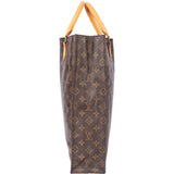 Louis Vuitton Canvas Monogram Sac Plat Handbag