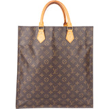 Louis Vuitton Canvas Monogram Sac Plat Handbag