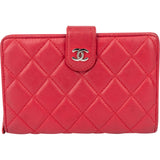 Chanel Quilted Lambskin CC Clip Wallet