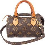 Louis Vuitton Canvas Monogram Mini Speedy Handbag