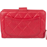 Chanel Quilted Lambskin CC Clip Wallet