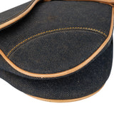 Christian Dior Blue Denim Saddle Handbag