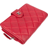 Chanel Quilted Lambskin CC Clip Wallet