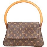 Louis Vuitton Canvas Monogram Looping PM Handbag