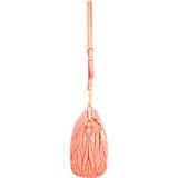 Miu Miu Pink Matelasse Mini Shoulder Bag