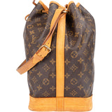 Louis Vuitton Canvas Monogram Sac Noe Grande Shoulder Bag