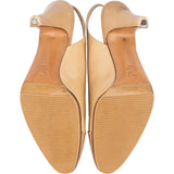 Chanel Classic Leather Slipback Heels (37)