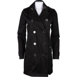 Burberry Brit Black Cotton Trenchcoat (D36)