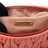 Miu Miu Pink Matelasse Mini Shoulder Bag