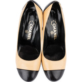 Chanel Bicolor Leather Heels (35,5)