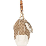 Gucci GG Monogram Bamboo Handbag