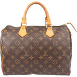 Louis Vuitton Canvas Monogram Speedy 30 Handbag