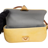 Louis Vuitton Yellow Vernis Monogram Malibu Street Handbag