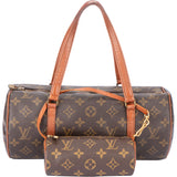 Louis Vuitton Canvas Monogram Papillon Handbag Set