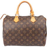 Louis Vuitton Canvas Monogram Speedy 30 Handbag