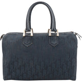 Christian Dior Trotter Satin Monogram Boston Handbag