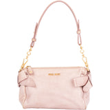 Miu Miu Rose Leather Mini Shoulder Bag