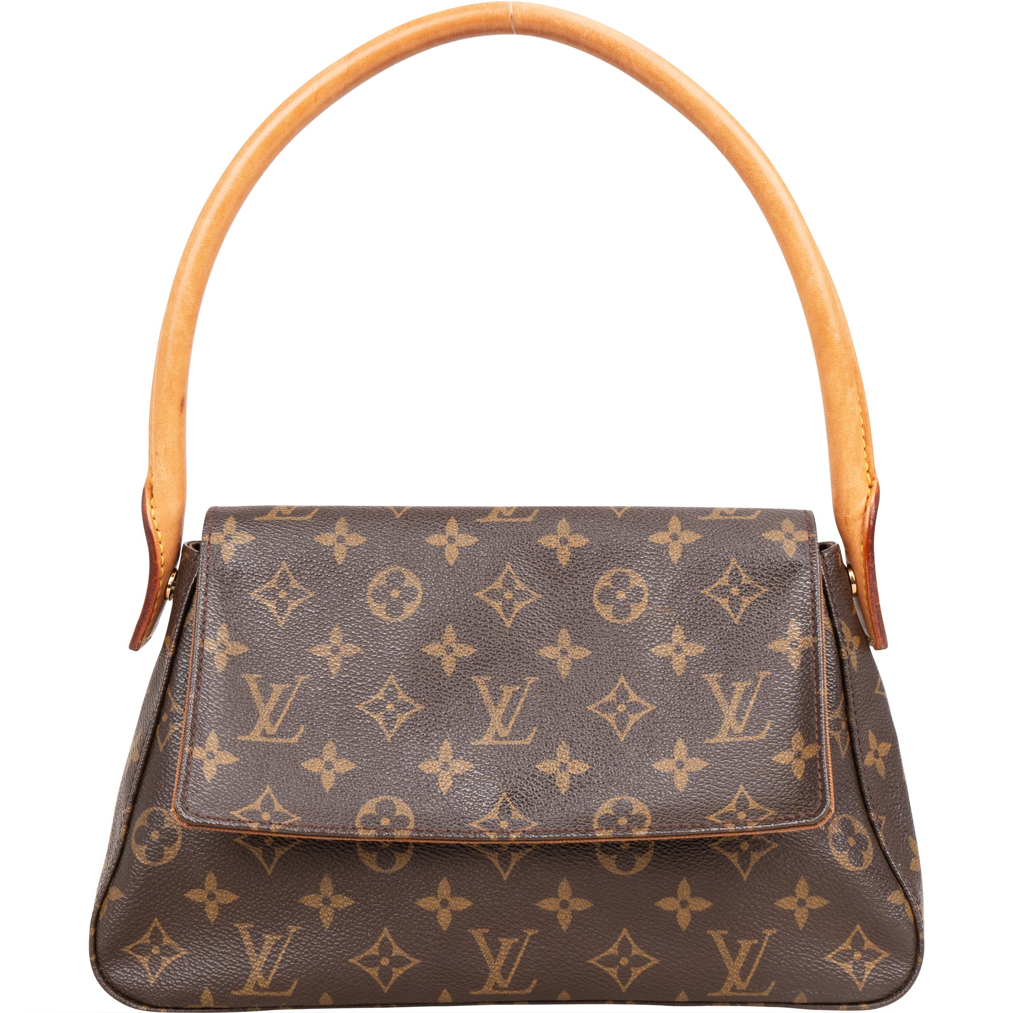 Louis Vuitton Canvas Monogram Looping PM Shoulder Bag - vintageandkickz