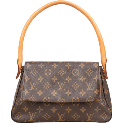 Louis Vuitton Canvas Monogram Looping PM Shoulder Bag