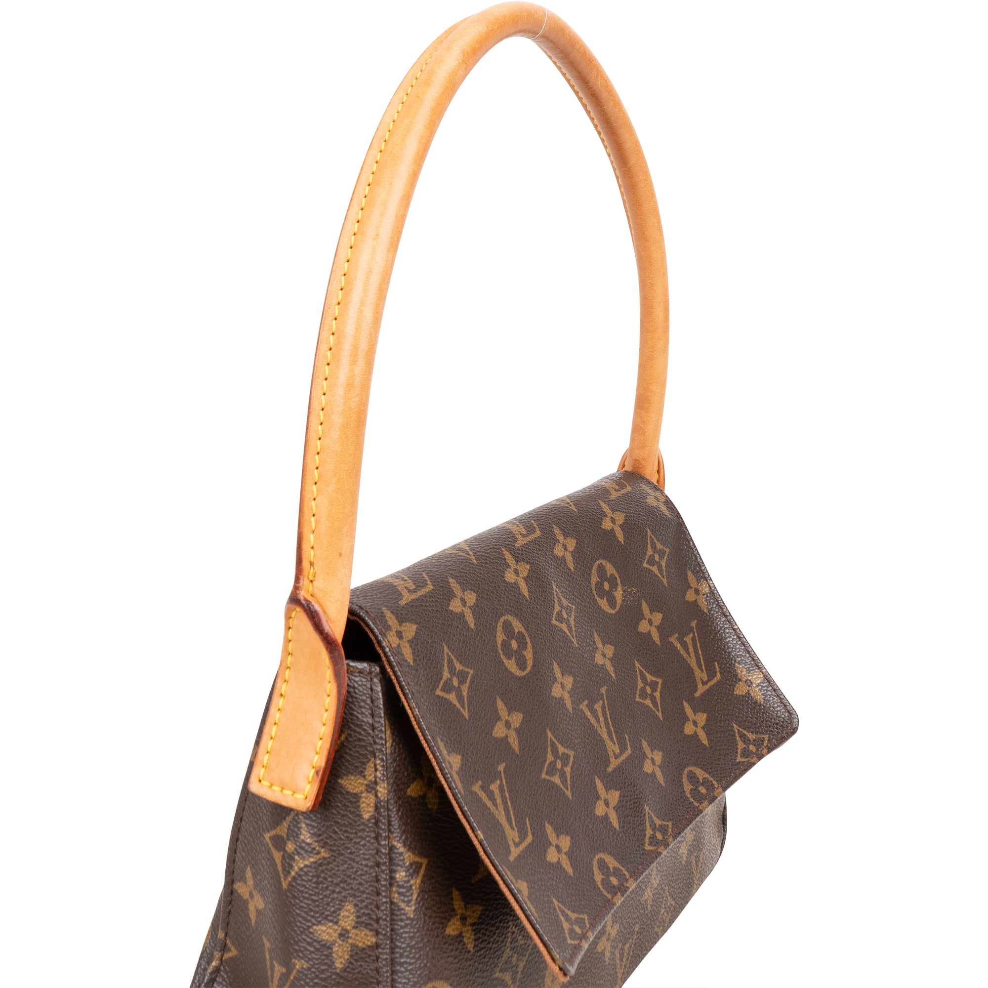Louis Vuitton Canvas Monogram Looping PM Shoulder Bag - vintageandkickz