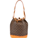 Louis Vuitton Canvas Monogram Sac Noe Grande Shoulder Bag