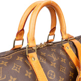 Louis Vuitton Canvas Monogram Keepall 55 Bandouliere