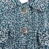 Chanel Bleu Glitter Tweed Dress (DE32 / FR34)