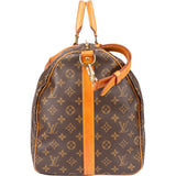 Louis Vuitton Canvas Monogram Keepall 55 Bandouliere