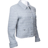 Gucci Blue Mohair Boucle Costume Jacket (DE34 / IT40)