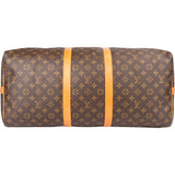 Louis Vuitton Canvas Monogram Keepall 55 Bandouliere
