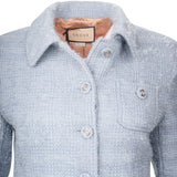 Gucci Blue Mohair Boucle Costume Jacket (DE34 / IT40)