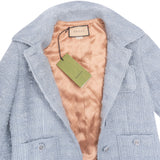 Gucci Blue Mohair Boucle Costume Jacket (DE34 / IT40)