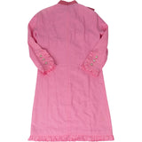 Gucci Pink Cotton Crystal Pearl Dress (DE32-34 / IT36-38)