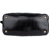 Miu Miu Nero Leather City Handbag