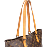 Louis Vuitton Canvas Monogram Cabas Mezzo Shoulder Bag