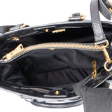 Miu Miu Nero Leather City Handbag